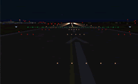 Palma Runway at Night